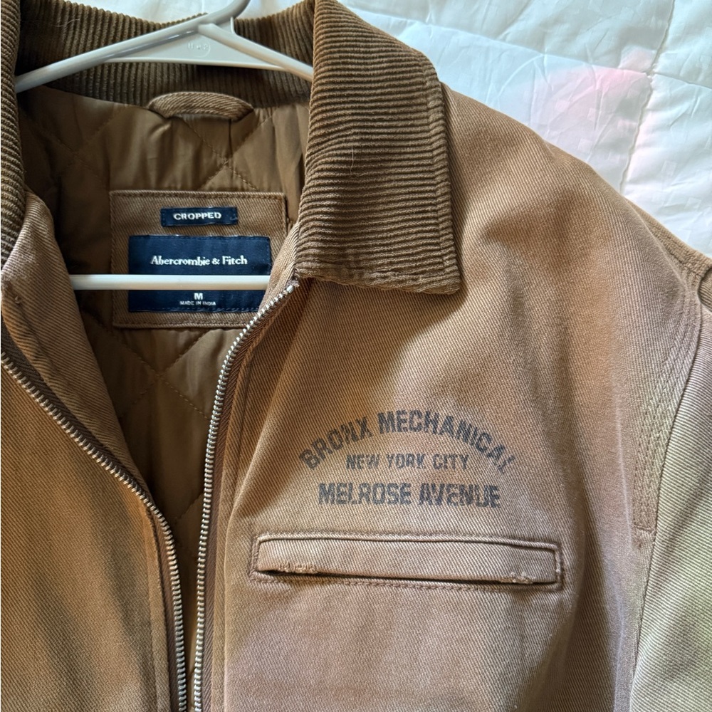 Abercrombie & Fitch Cropped Work Jacket